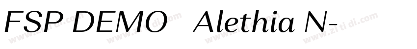 FSP DEMO   Alethia N字体转换